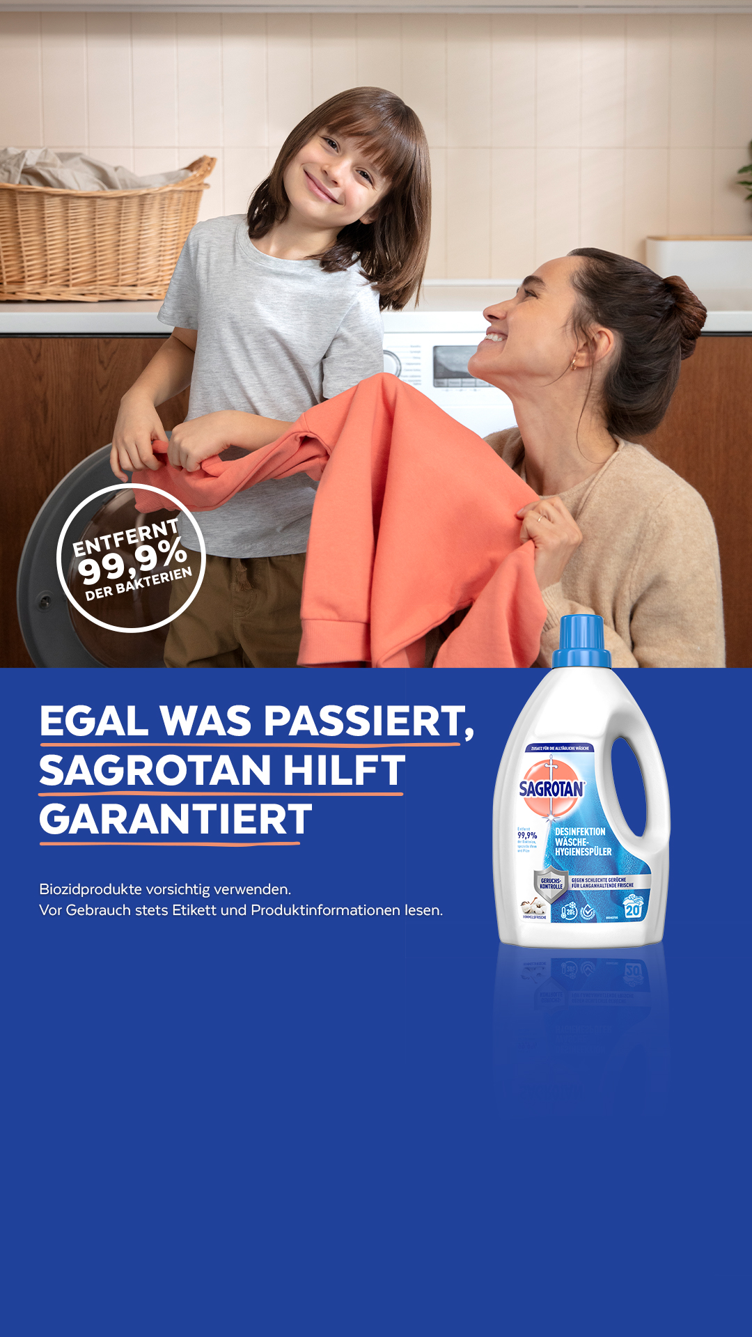 Sagrotan Deutschland Facebook ad from Jan 13, 2026
