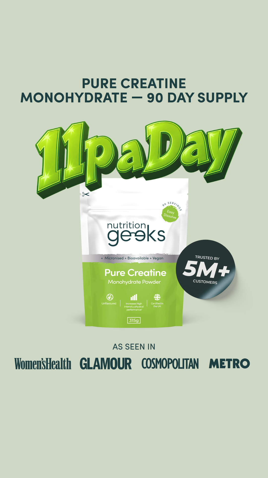 Nutrition Geeks Facebook ad