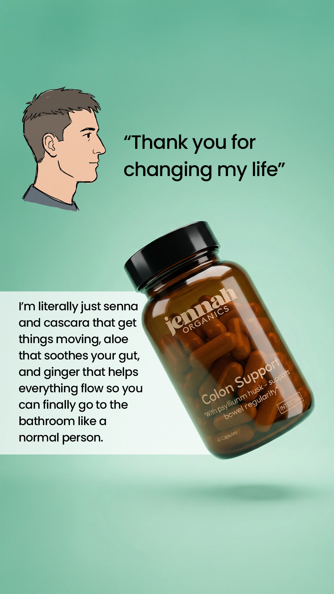 Jennah Organics Facebook ad