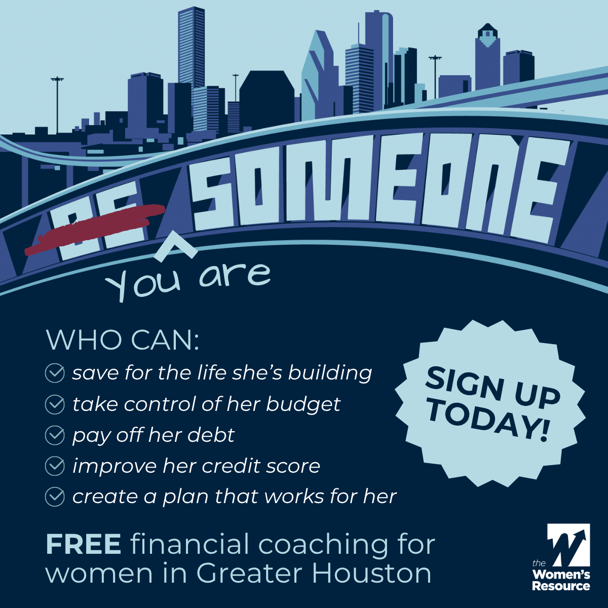 The Women's Resource Facebook ad