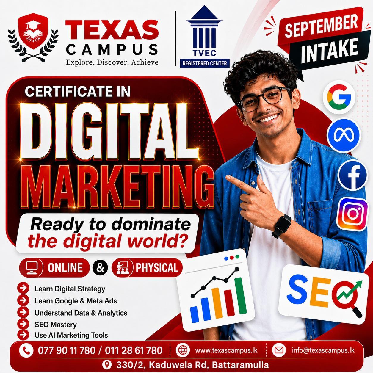 TEXAS Campus Facebook ad