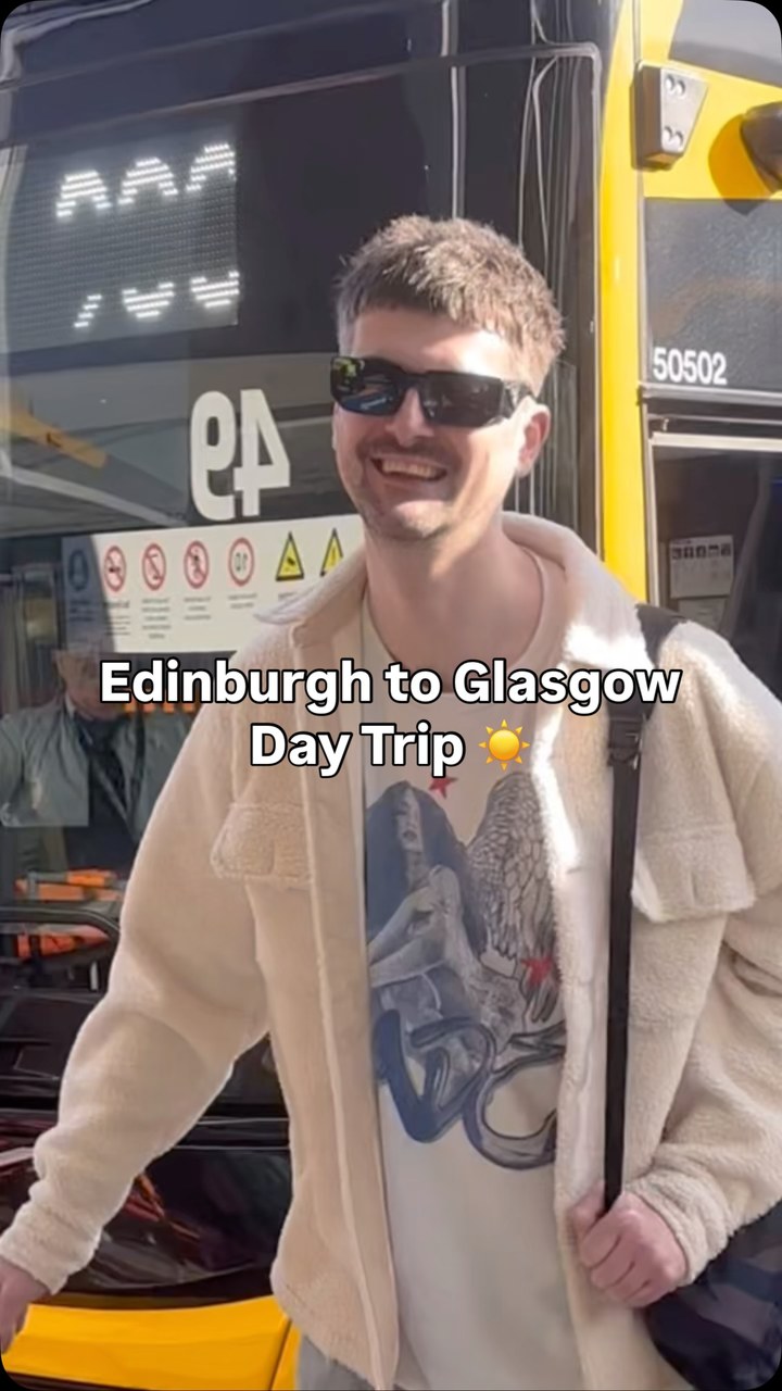 megabusUK Facebook ad: £10 day return from Edinburgh to Glasgow!