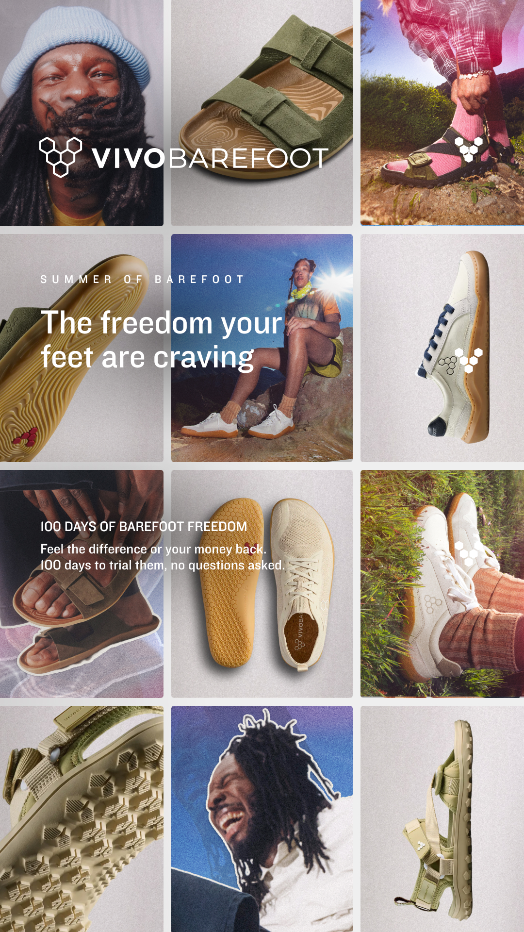 Vivobarefoot Facebook ad