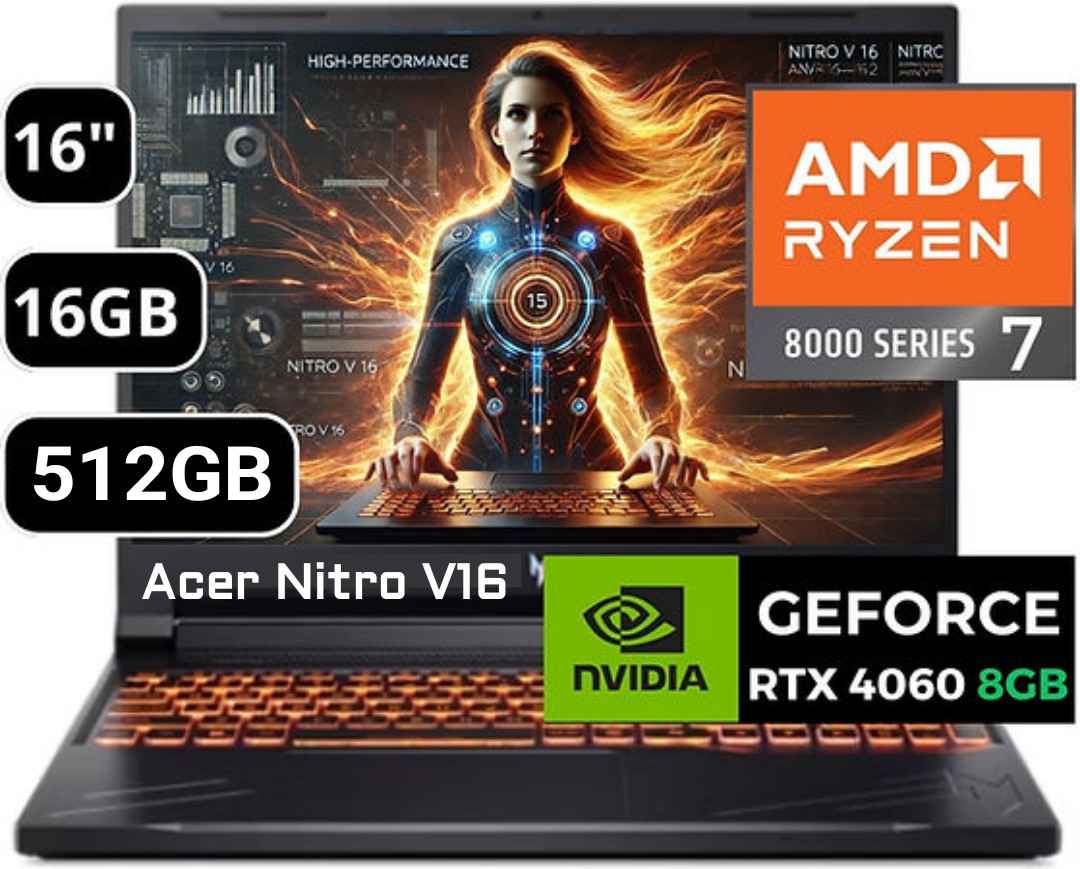 Alex Hi-Tech Electronics Facebook ad: ACER NITRO V16 165HZ RYZEN 7 8845HS NVIDIA RTX 4060 16GB…