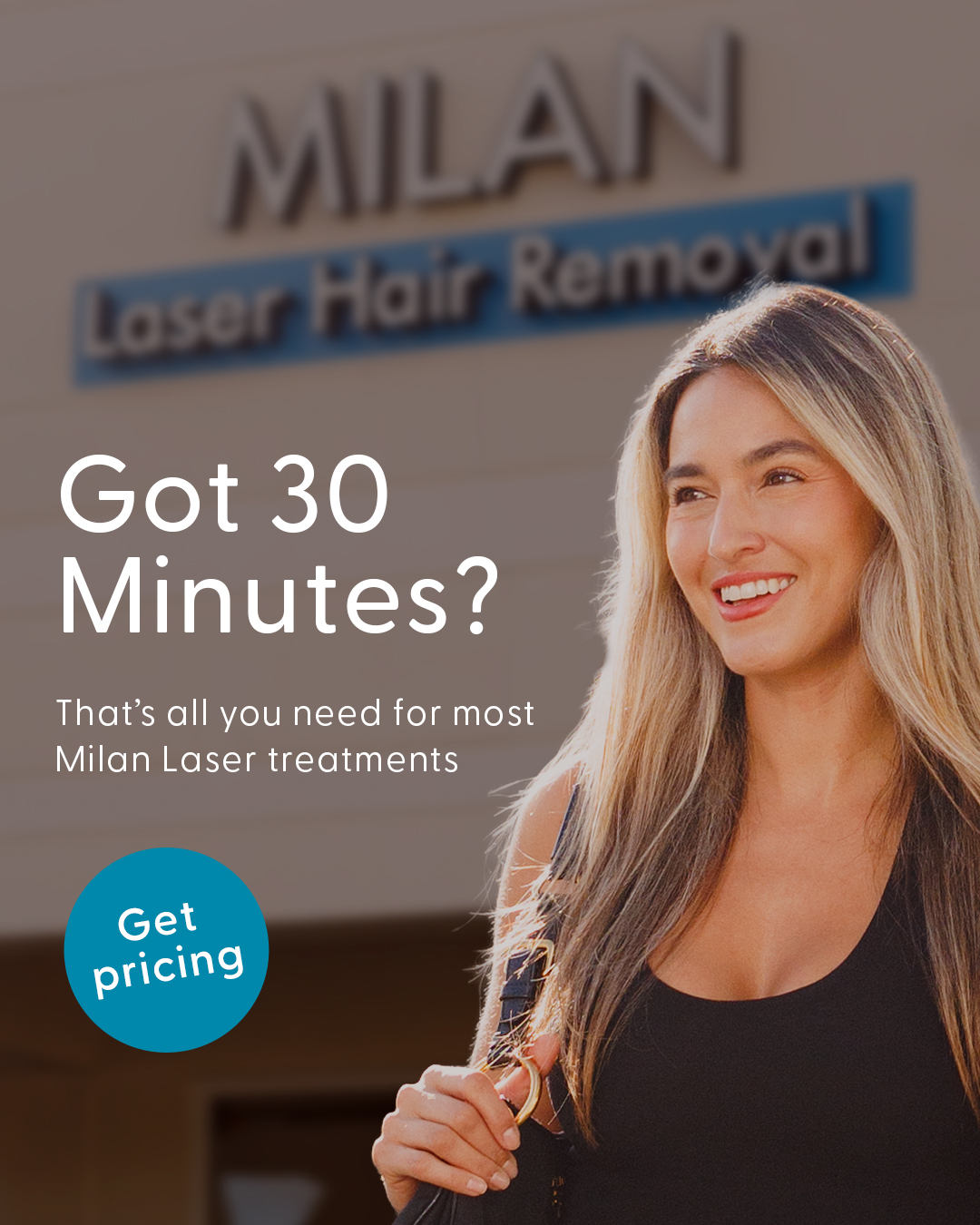 Milan Laser Hair Removal Facebook ad