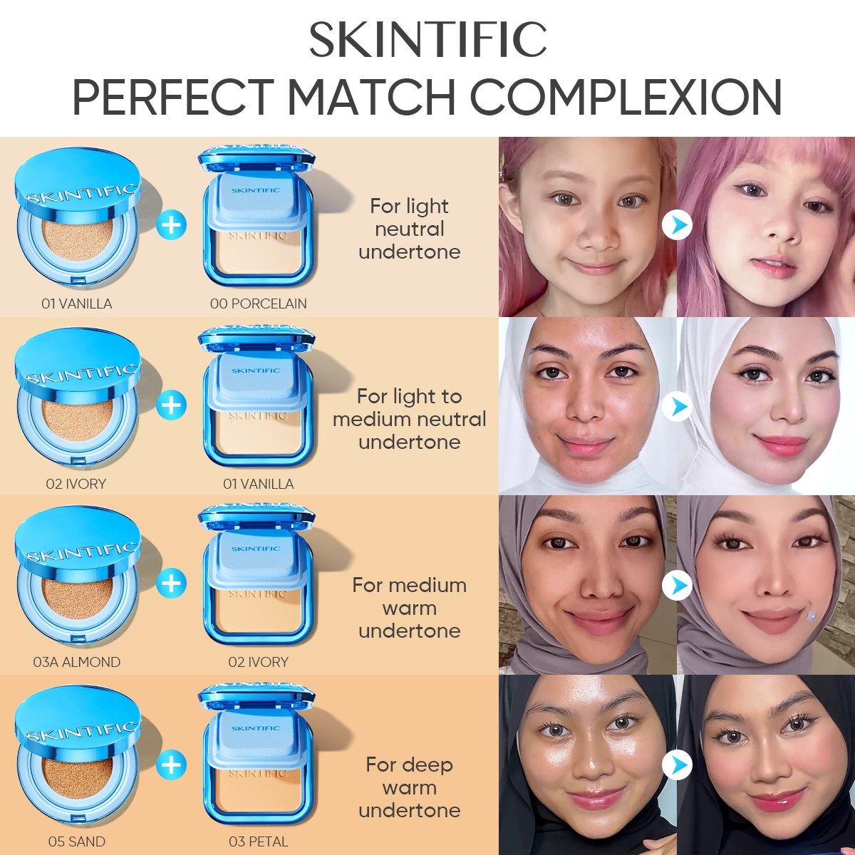 SKINTIFICMalay Facebook ad: Bye-bye Shine & Meltdown