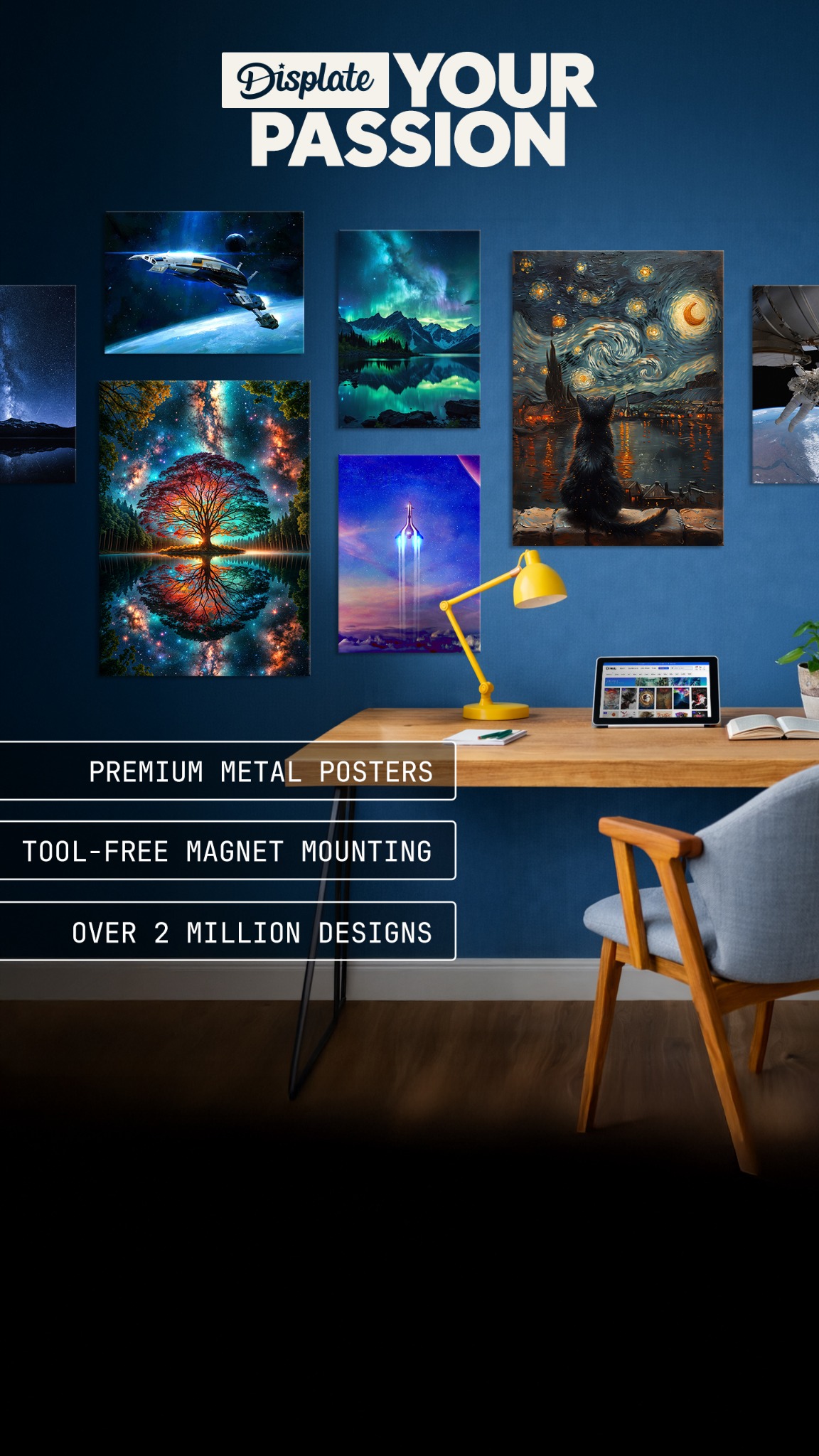 Displate Facebook ad