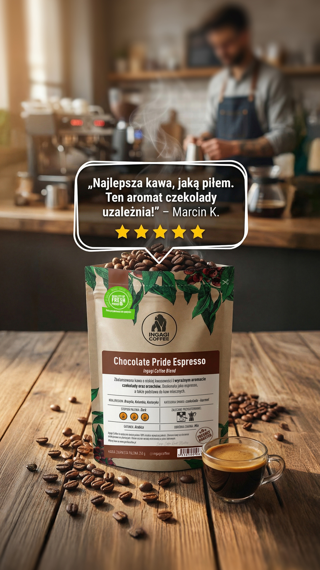 GorillaCoffee.pl Facebook ad