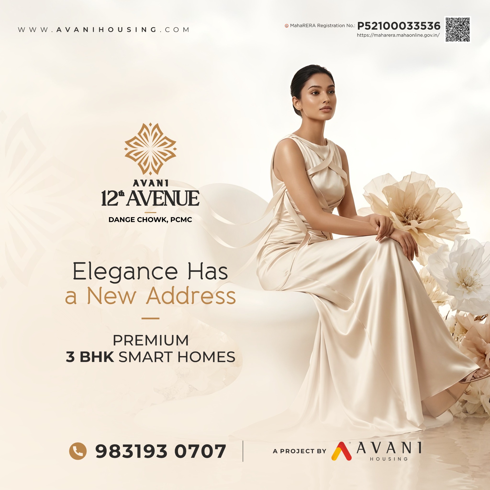 Avani Housing Facebook ad from May 28, 2026