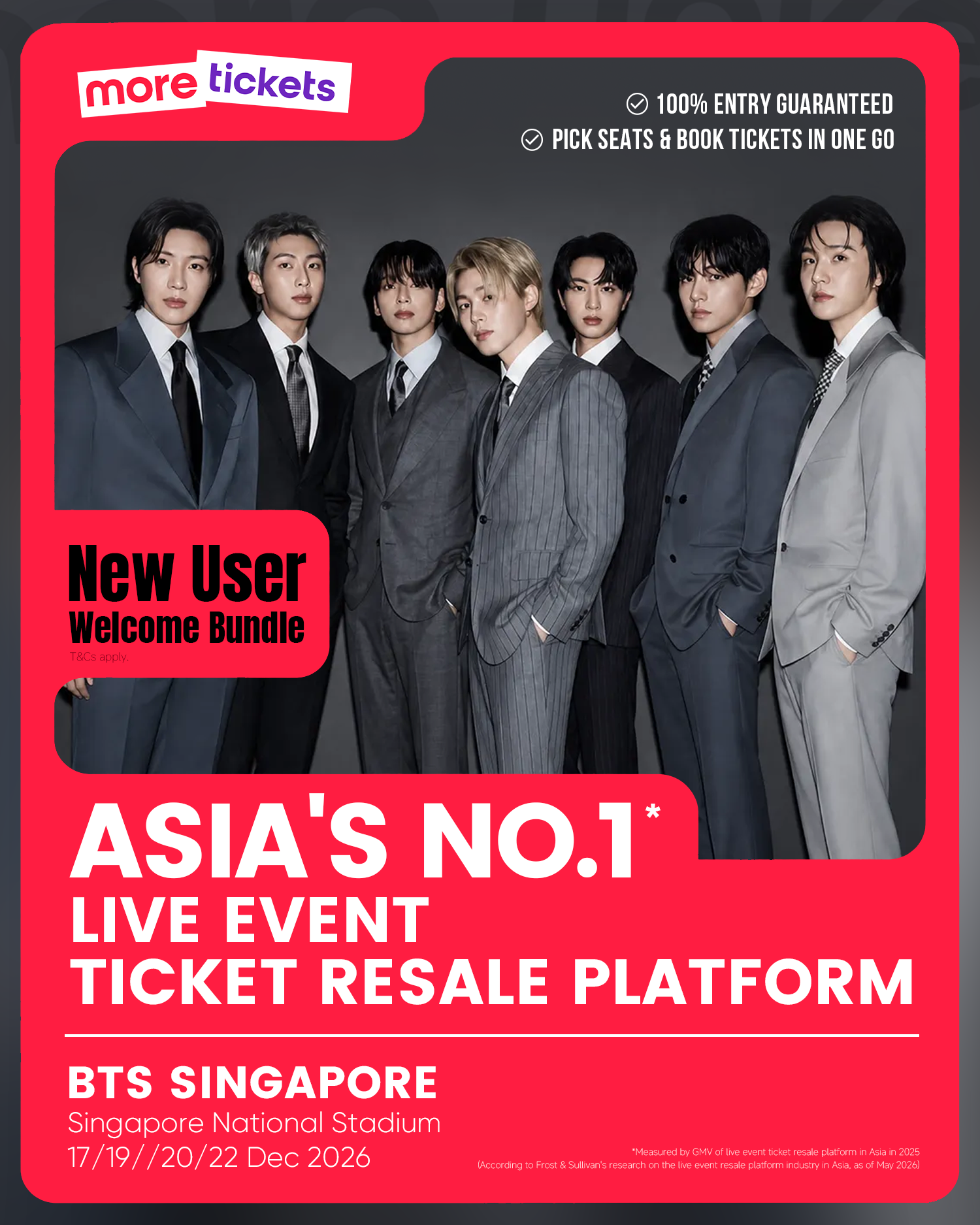 MoreTickets Facebook ad: MoreTickets | Asia's No.1 Live Event Ticket Resale…
