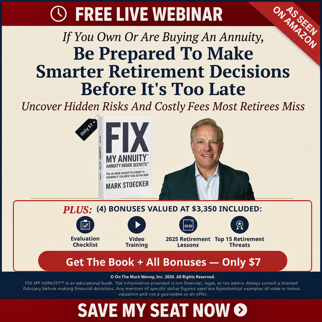 Fix My Annuity Facebook ad from May 25, 2026