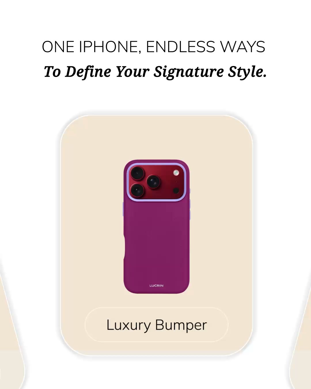 lucringeneva Facebook ad: iPhone 18 Pro Collection | Make It Yours