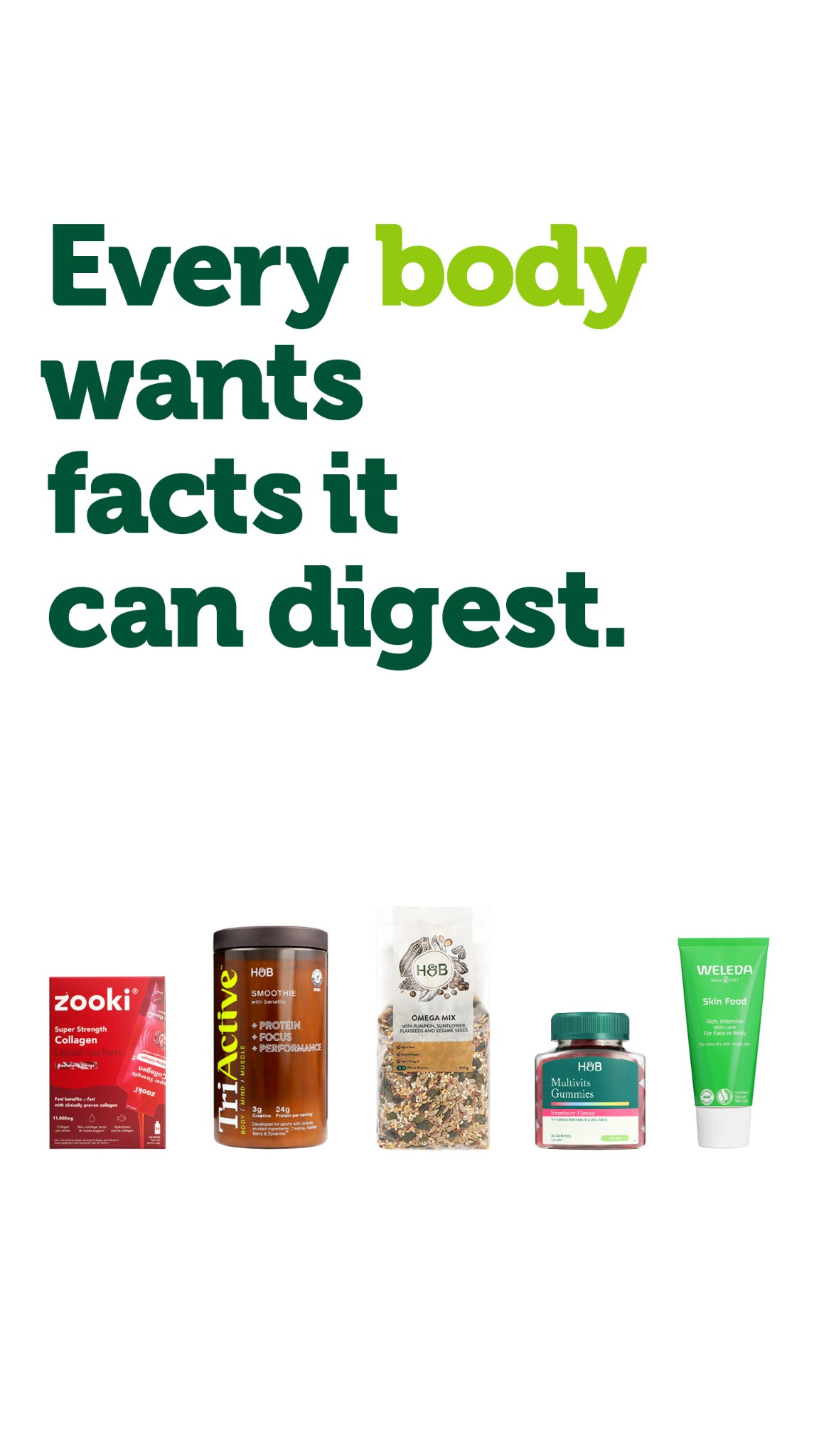 Holland & Barrett Facebook ad