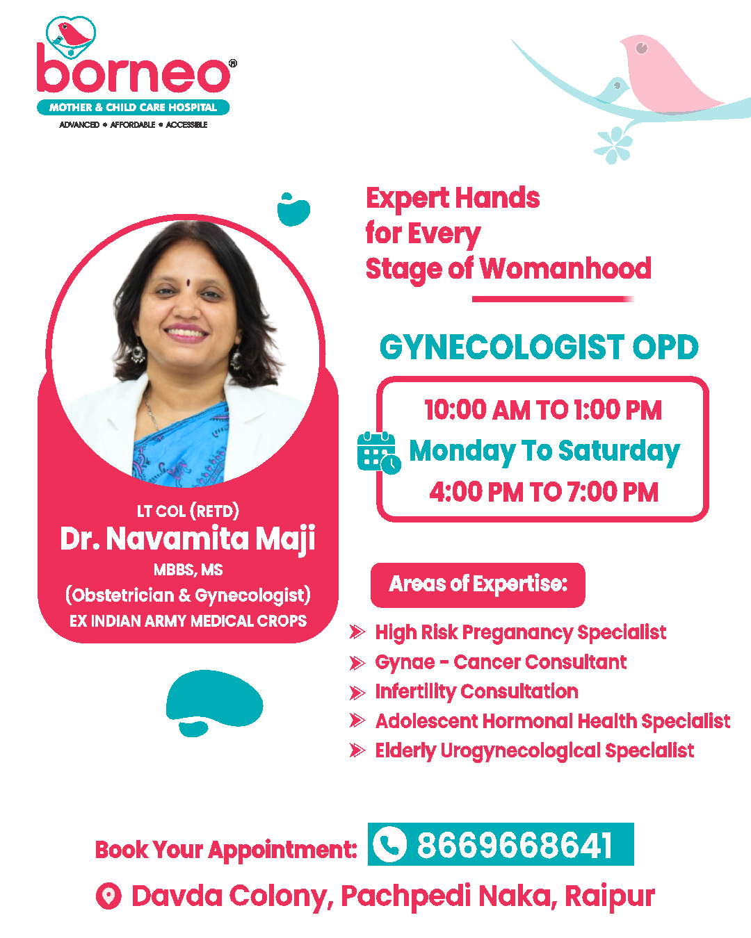 Borneo Mother & Child Care Hospital Raipur Facebook ad