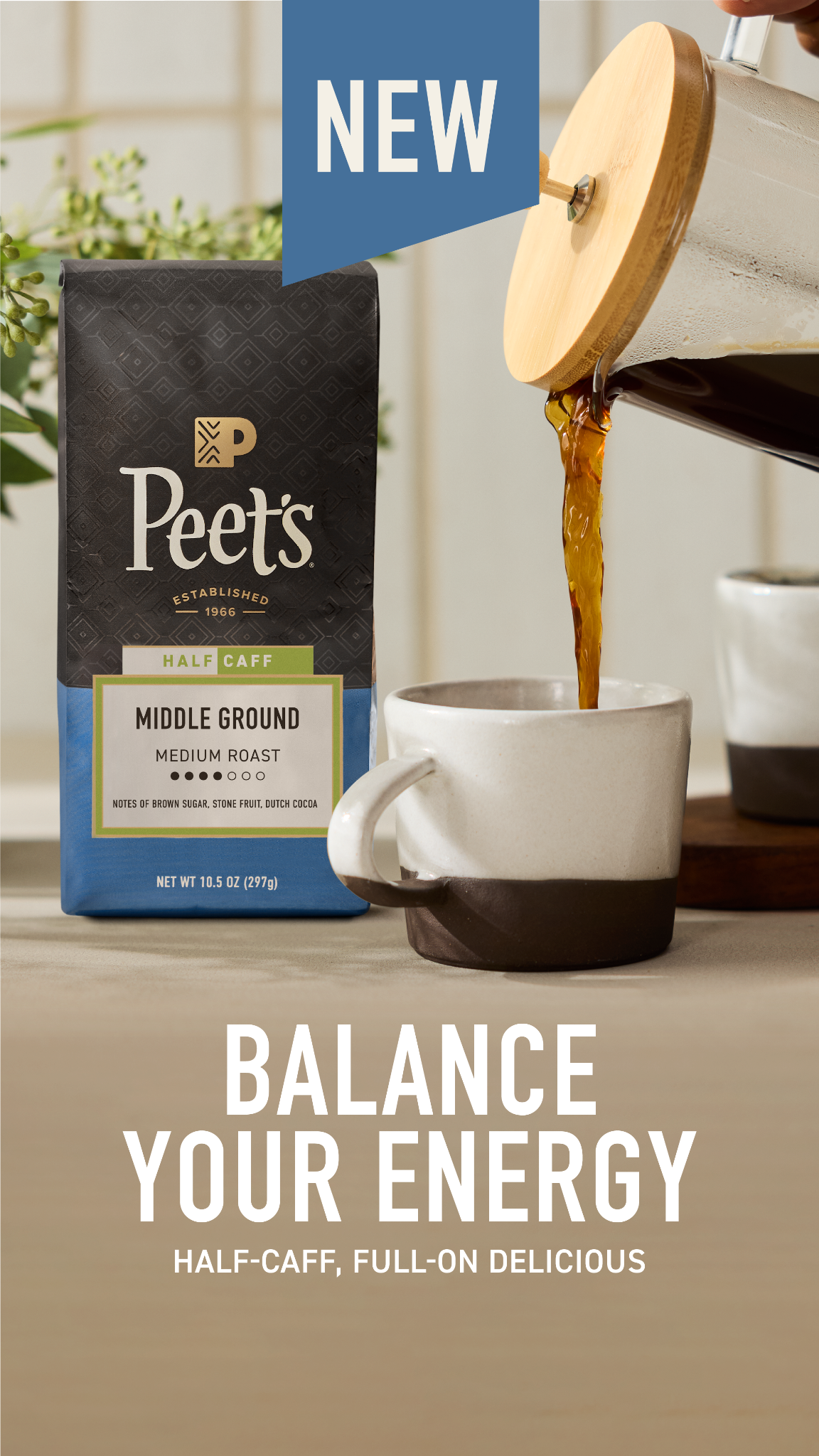 Peet's Coffee Facebook ad