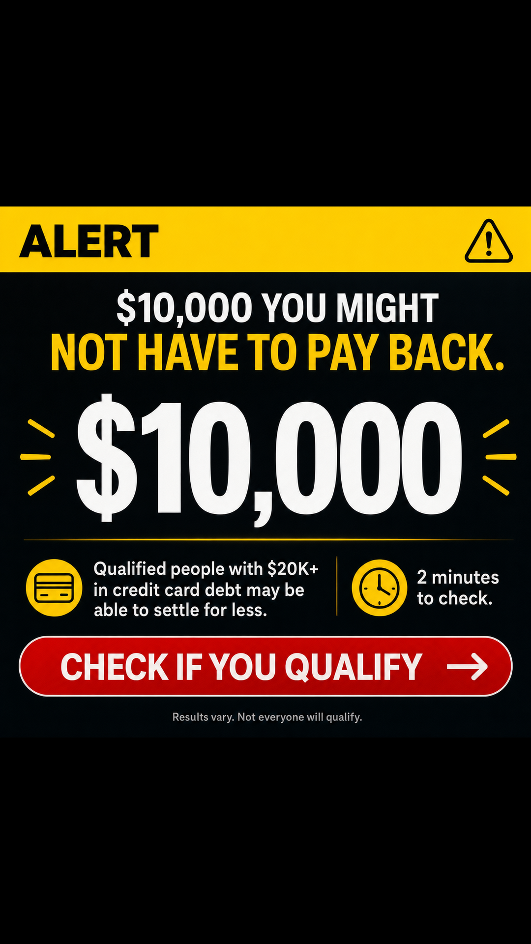 Debt Free Life Facebook ad