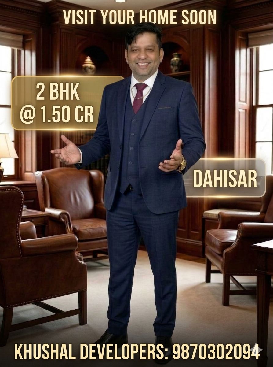 Khushal Developers & inverstor Facebook ad: @followers* Sample Flat READY *