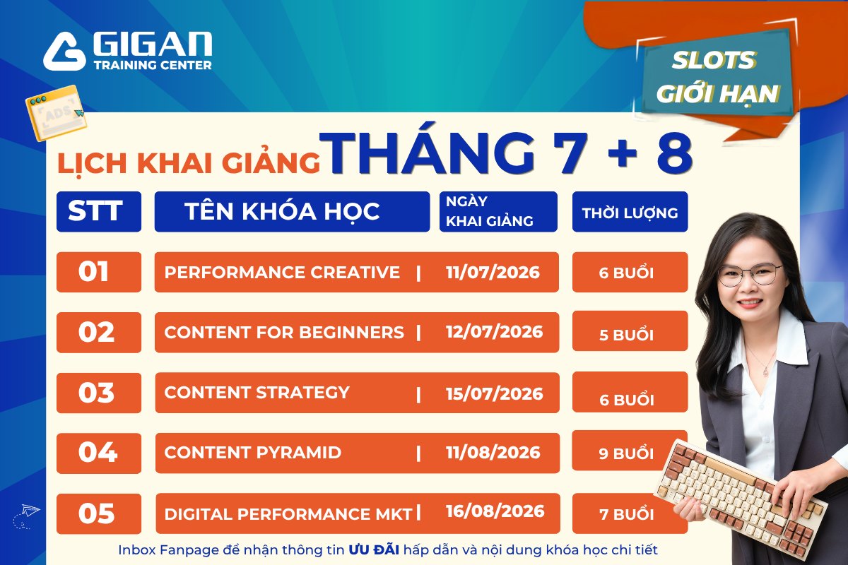 GIGAN Training Center - Đào tạo Marketing chuyên nghiệp Facebook ad