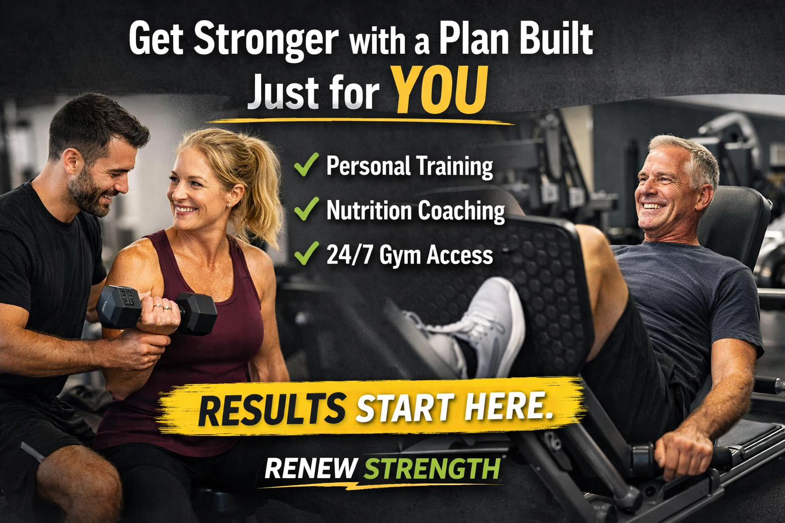Renew Strength Facebook ad