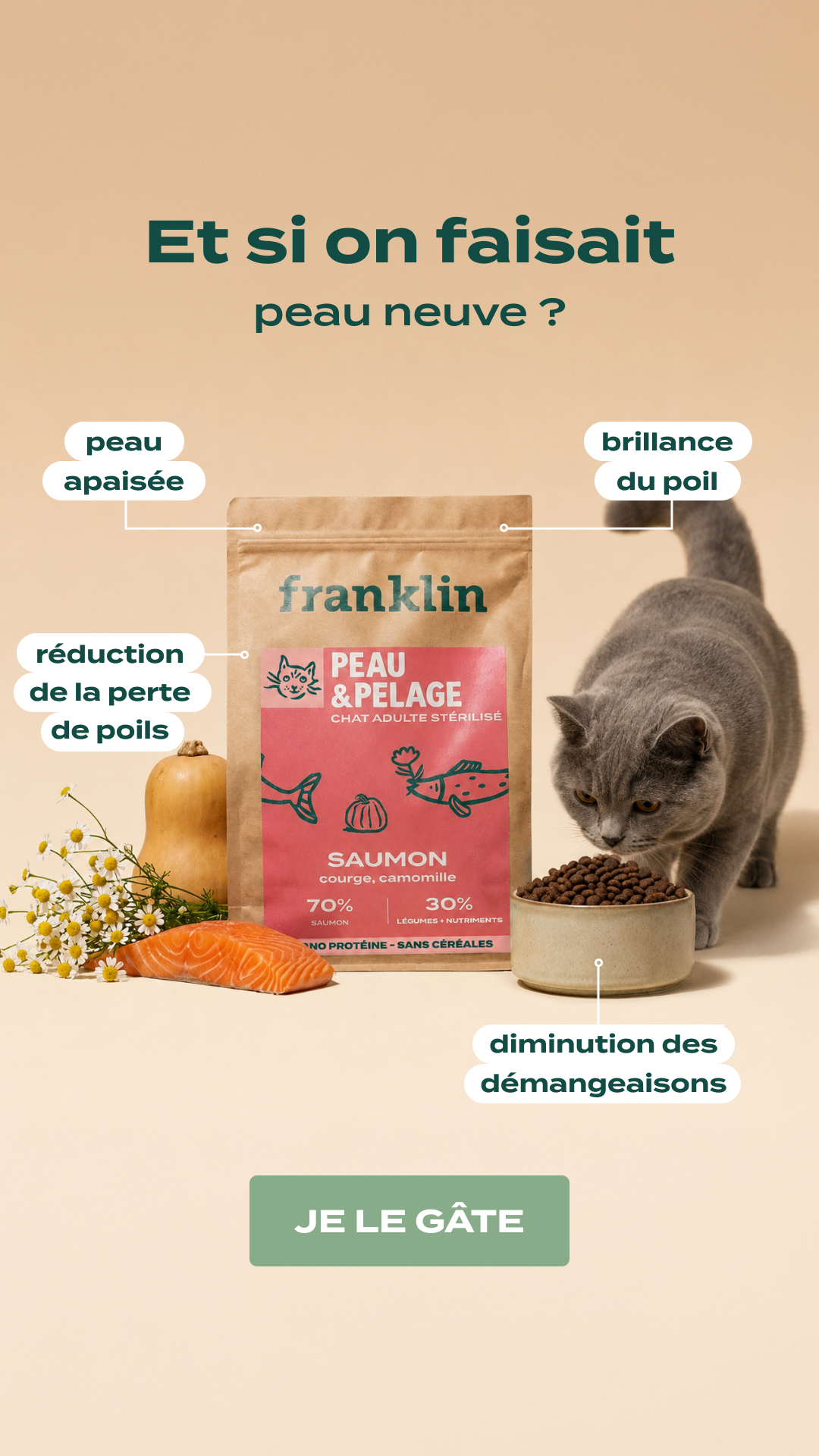 Franklin Pet Food Facebook ad