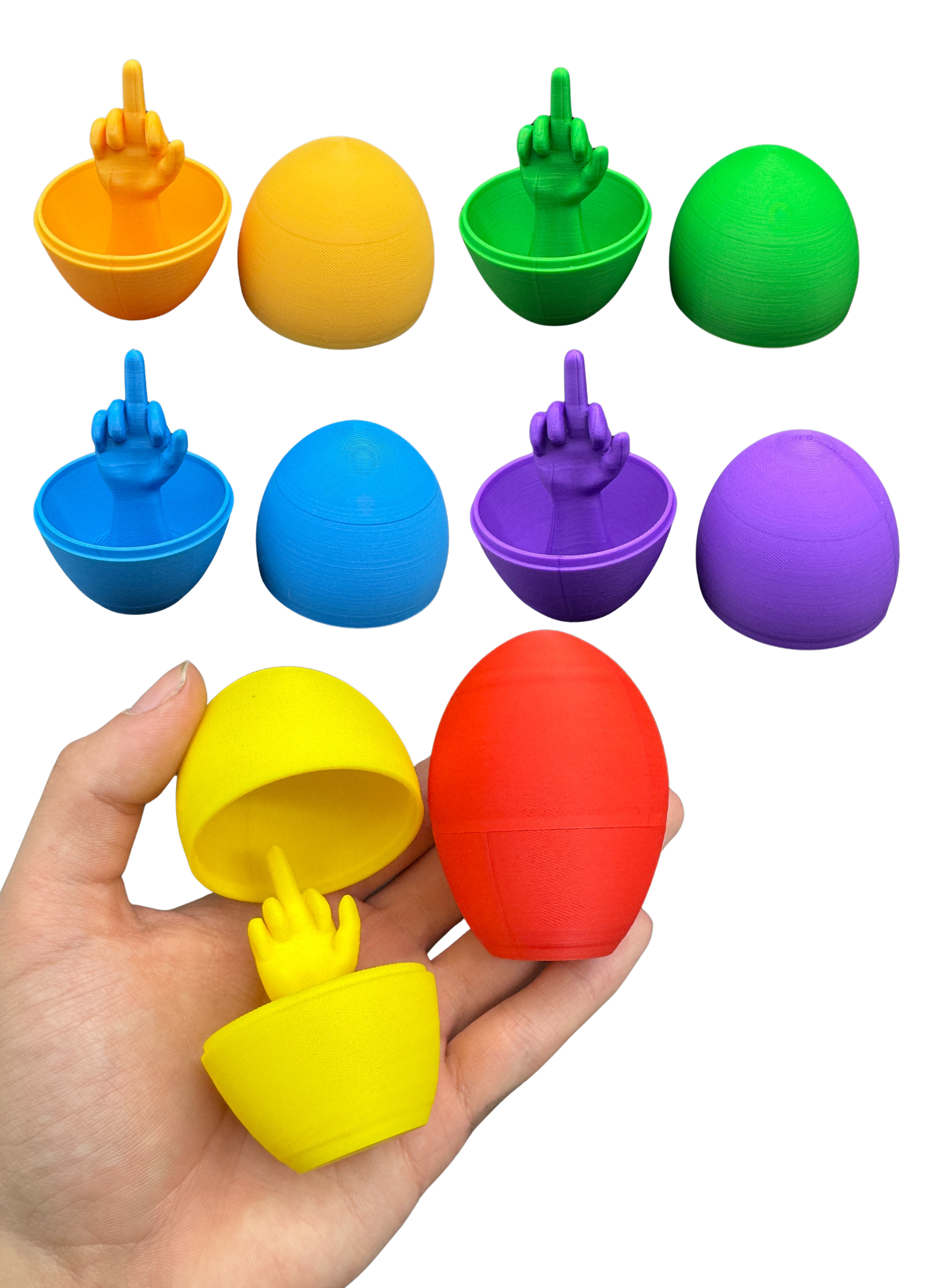 PP3DGifts LLC Facebook ad: Easter eggs… but with attitude