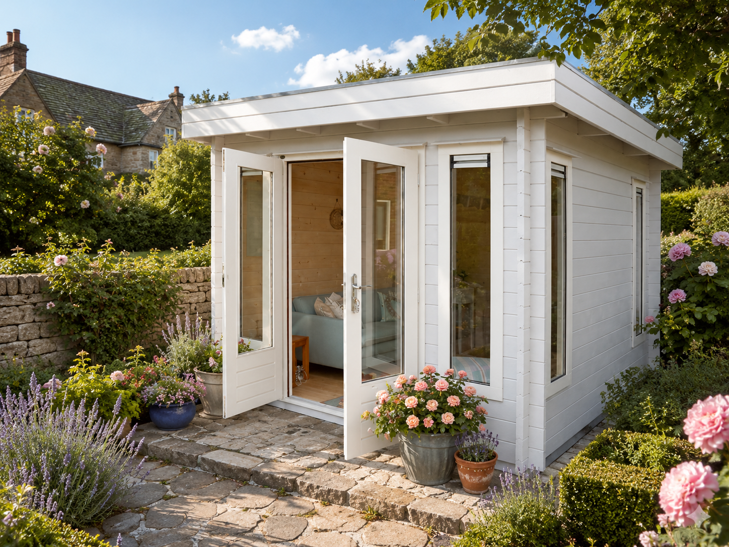 Forever Timber - Trowbridge Facebook ad: Create more space for work, relaxing or outdoor…