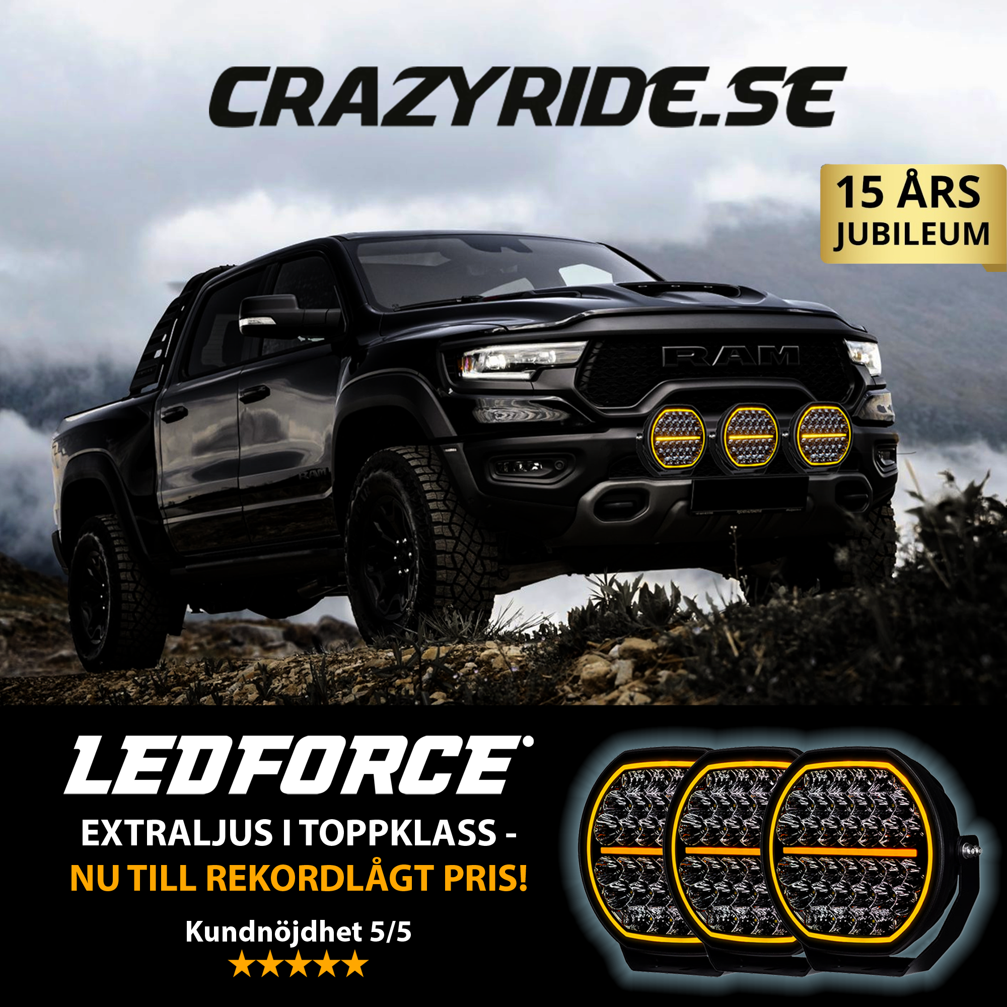 Crazyride.se Facebook ad