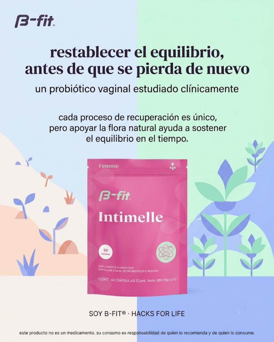 B-fit Facebook ad: Intimelle de B-fit: 5 cepas diseñadas para el equilibrio…