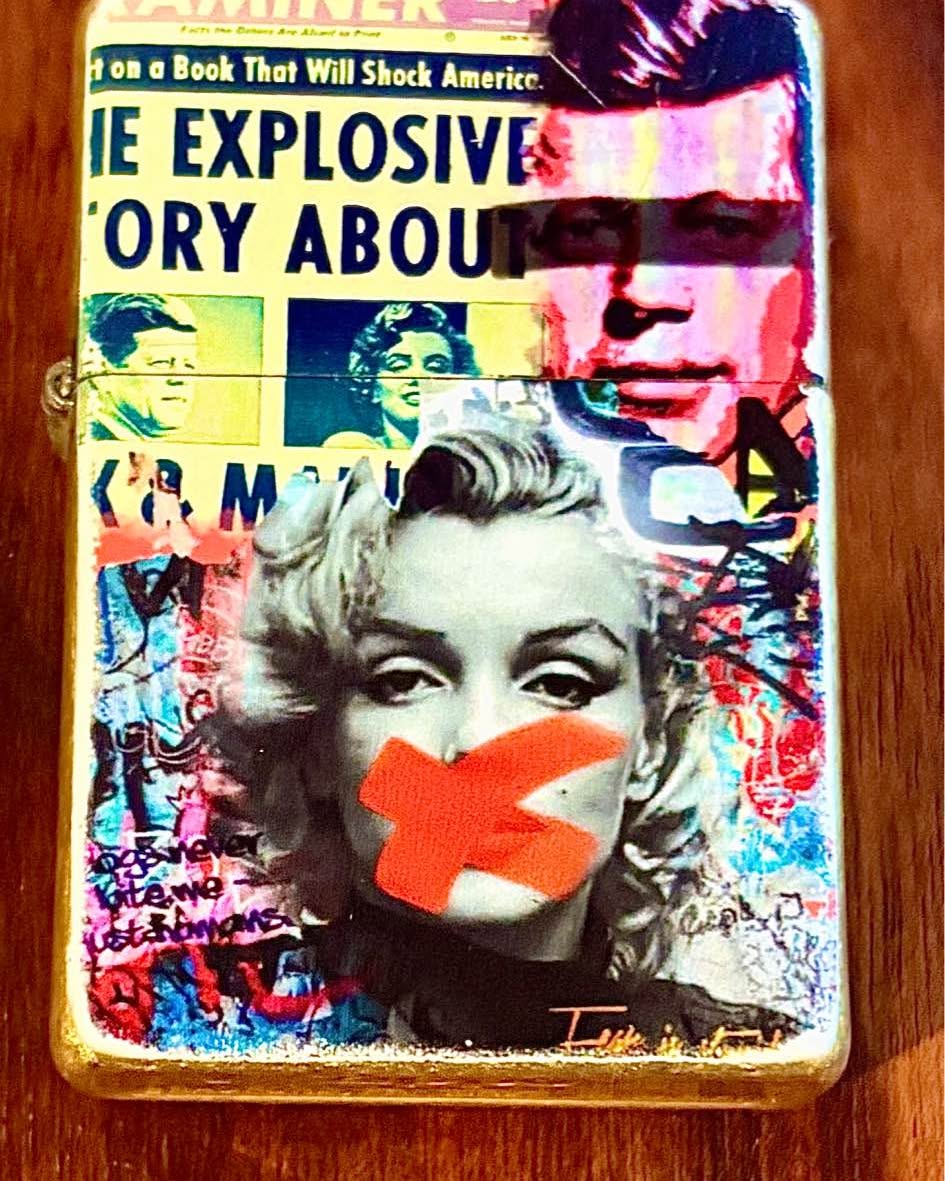 Steve Coussens Facebook ad: Custom artwork Zippo lighter