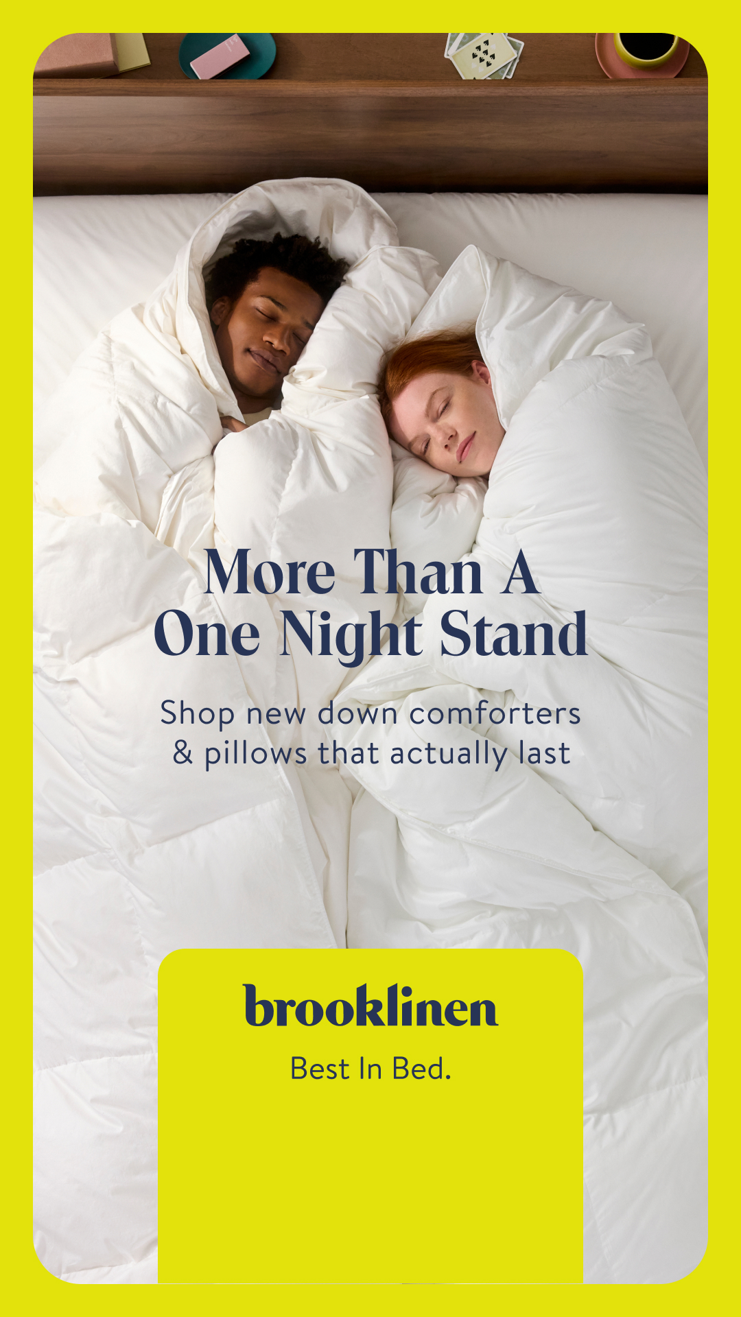 Brooklinen Facebook ad