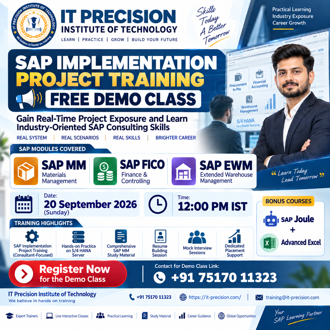 It Precision Institute of Technology Facebook ad: IT Precision