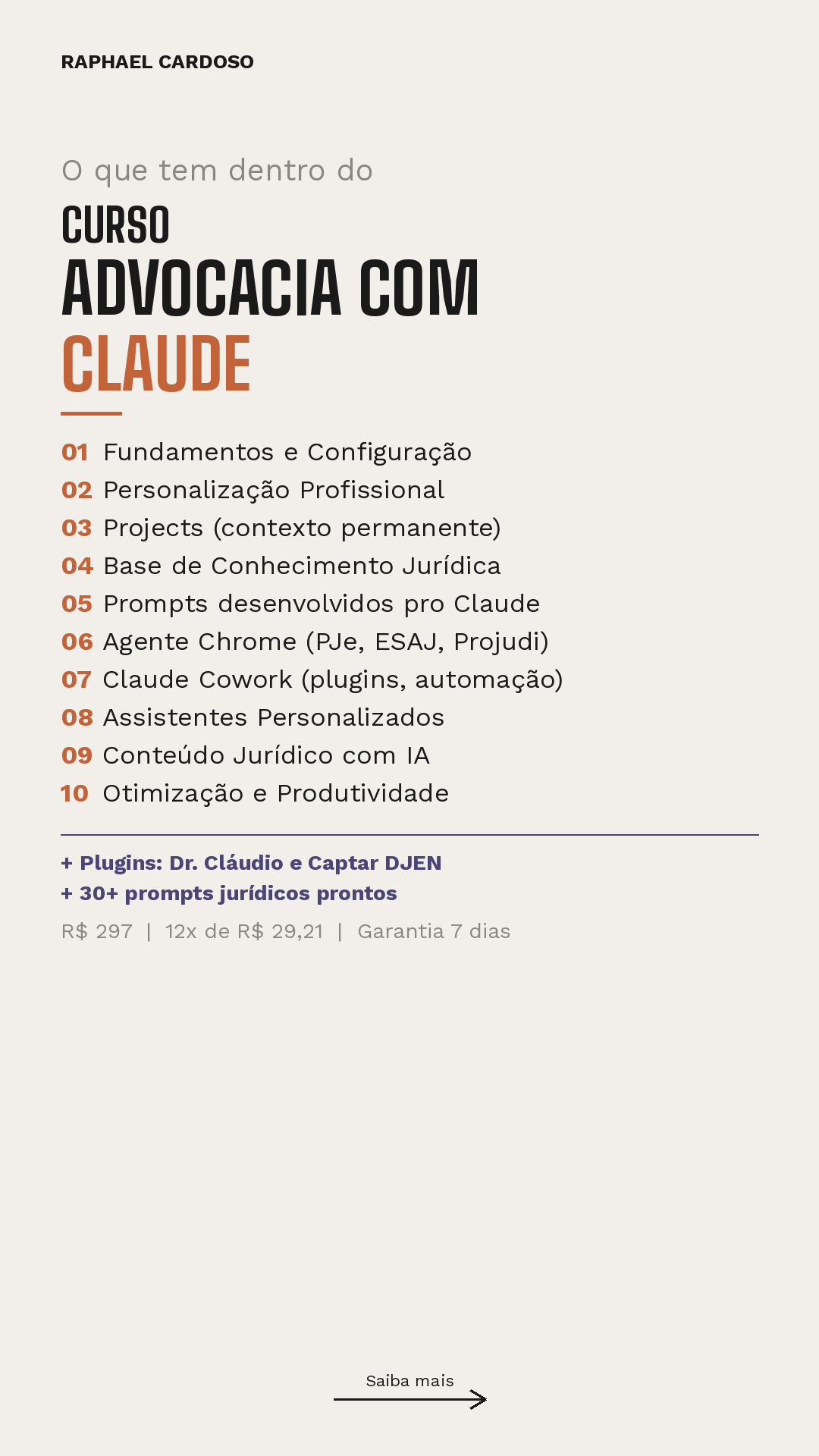 Raphael Cardoso Marketing Jurídico Facebook ad: Clique agora e veja como começar.