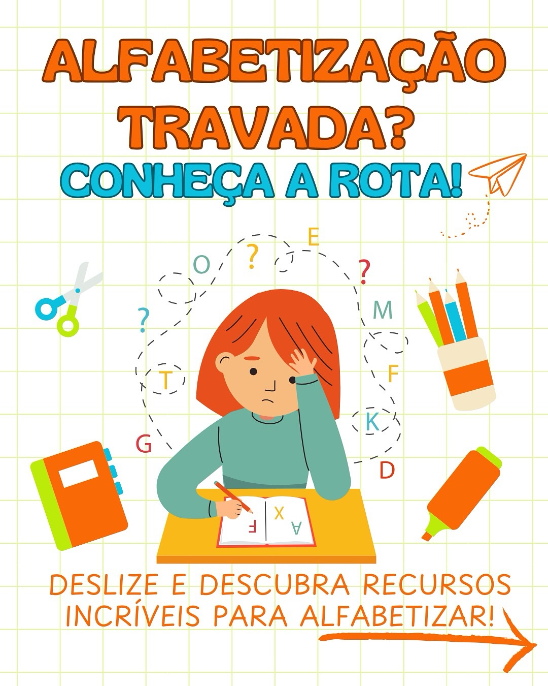 armáriodaprof. Facebook ad: Poupe horas de planejamento!