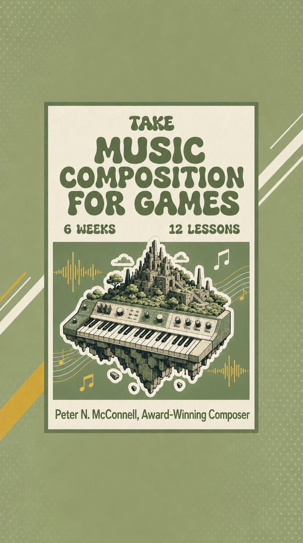 ELVTR Facebook ad: Compose Game Music Like a Pro