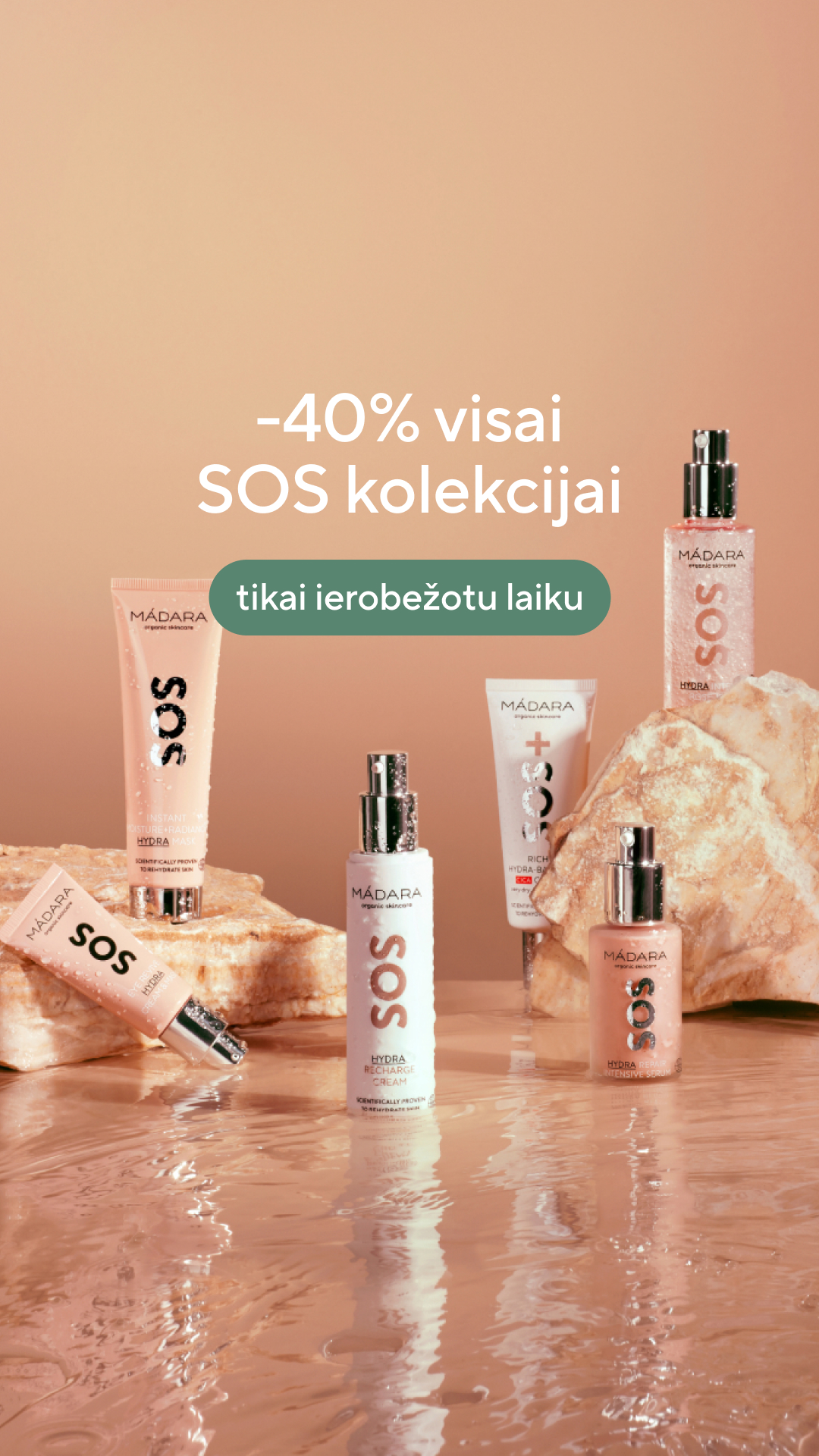 Mádara Organic Skincare Facebook ad