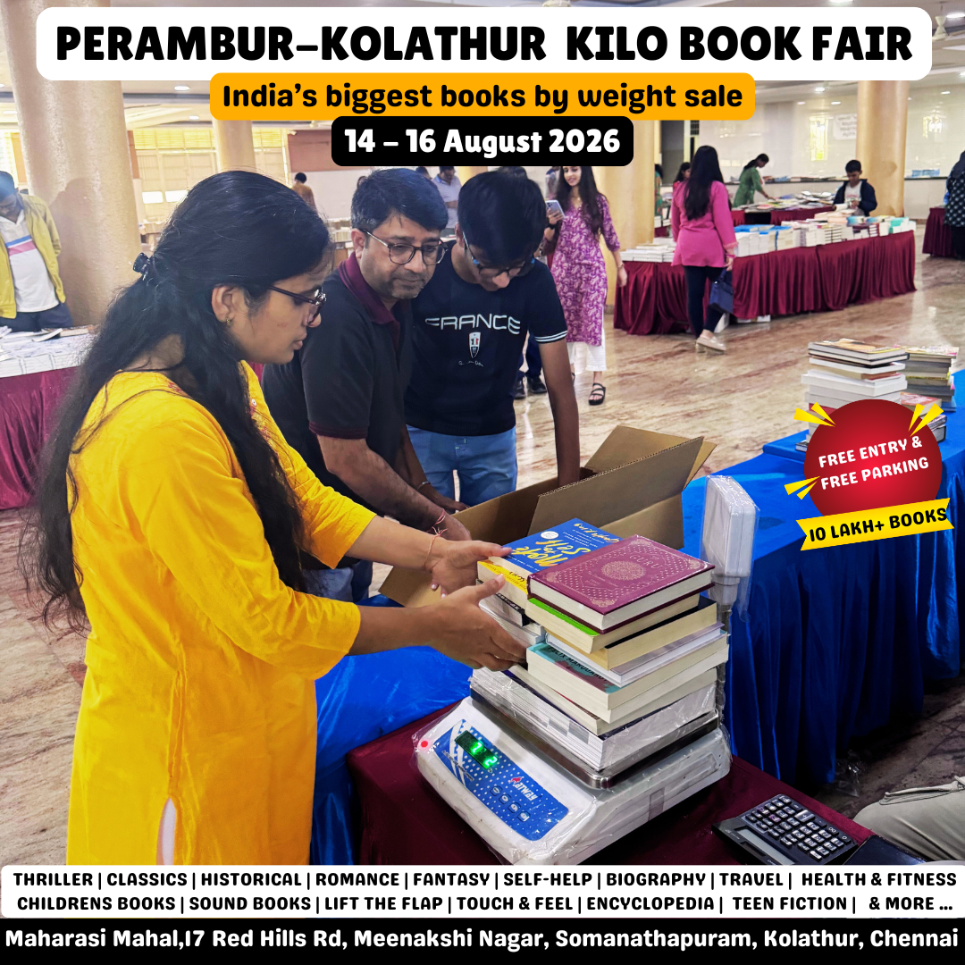 Kilobookfair Facebook ad: Perambur-Kolathur Kilobookfair
