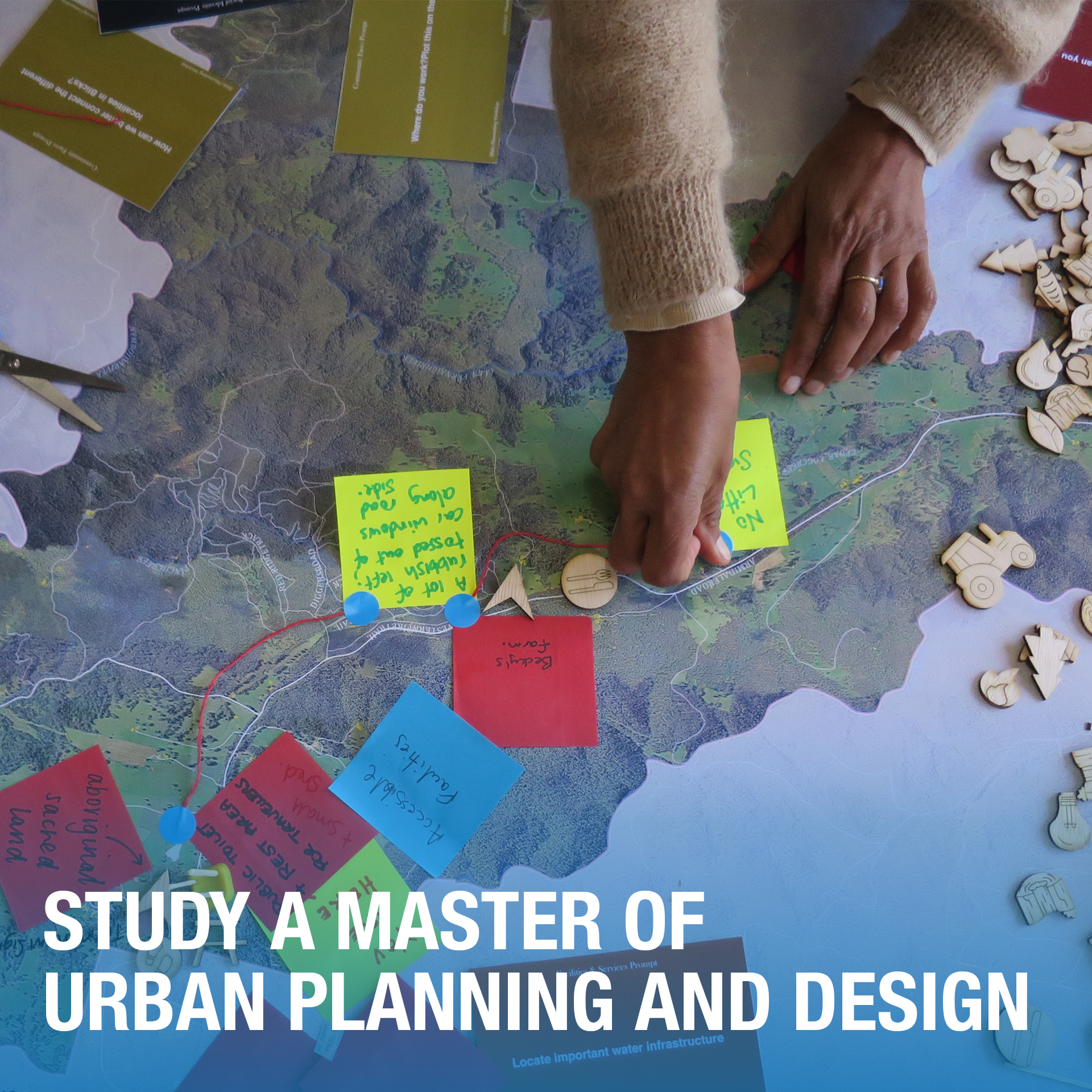 Monash University Facebook ad: Master of Urban Planning and Design
