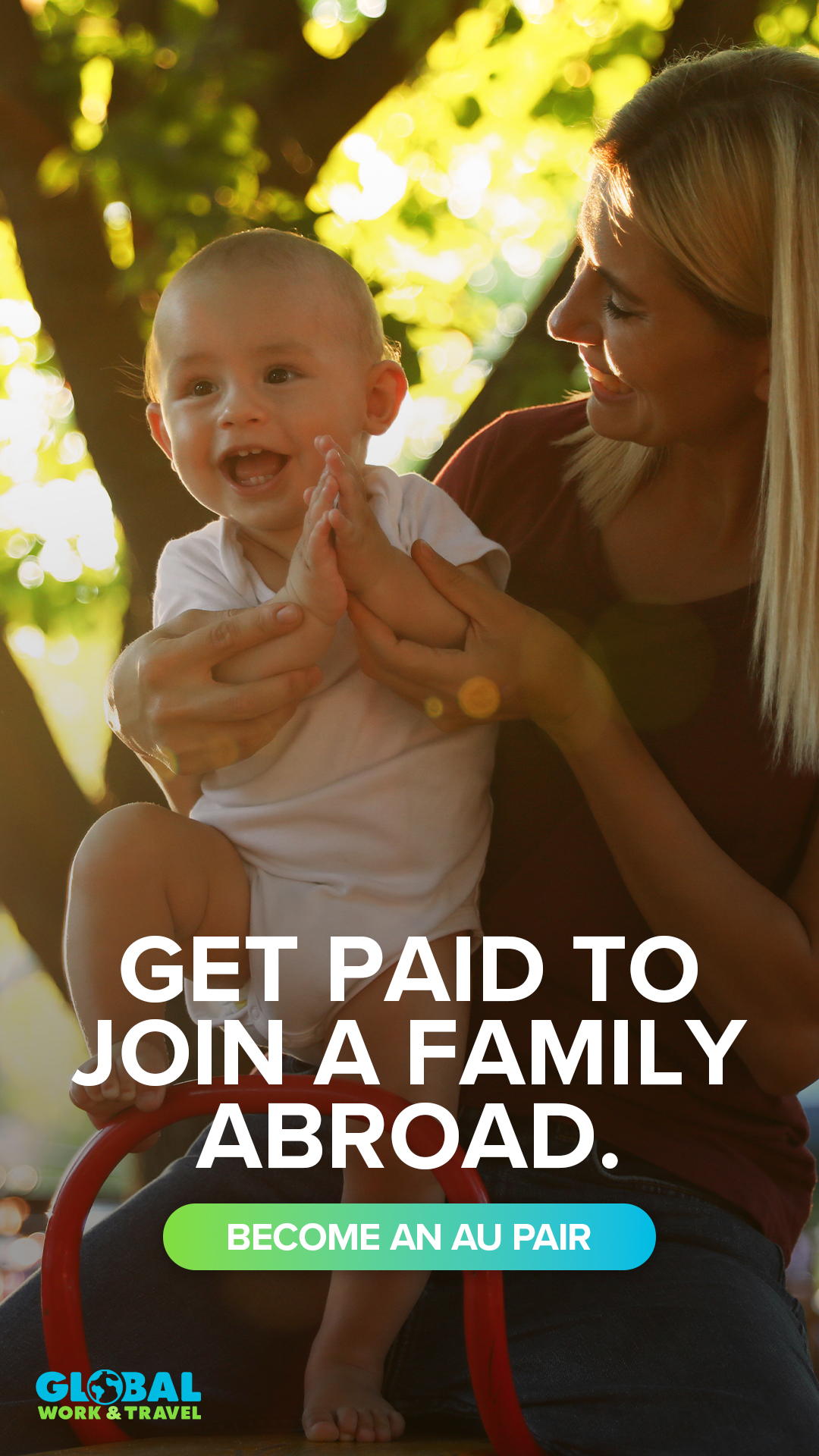 Global Work & Travel Facebook ad