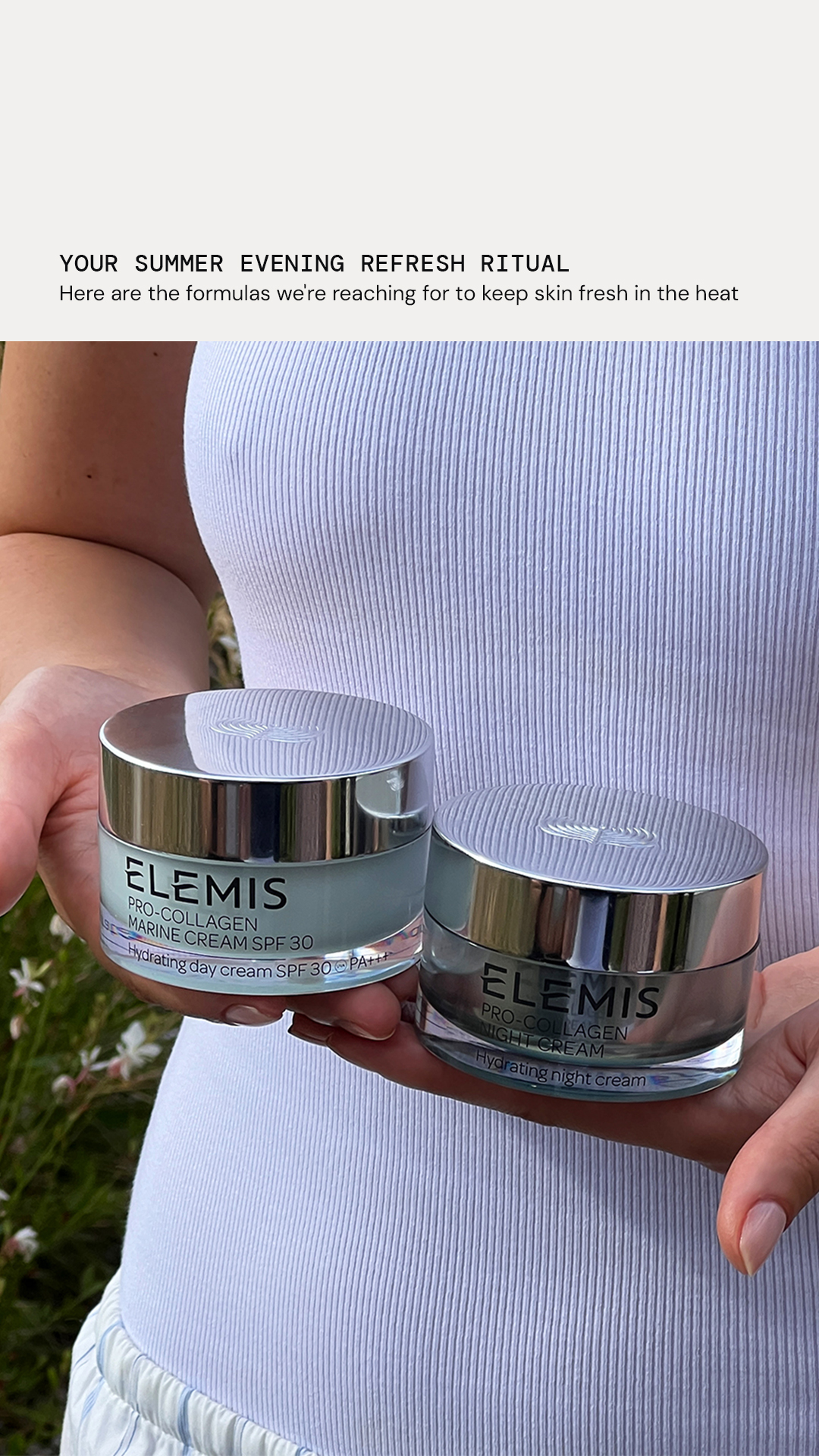 Elemis Facebook ad