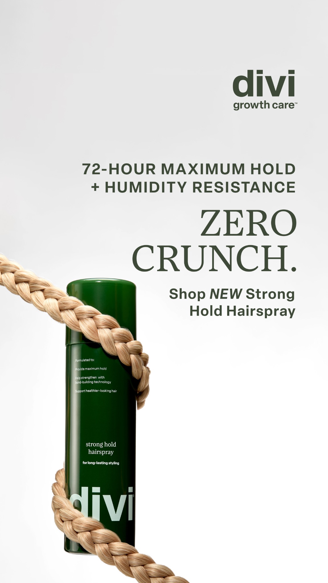 Divi Facebook ad: Meet the Hairspray Your Routine Has Been Missing