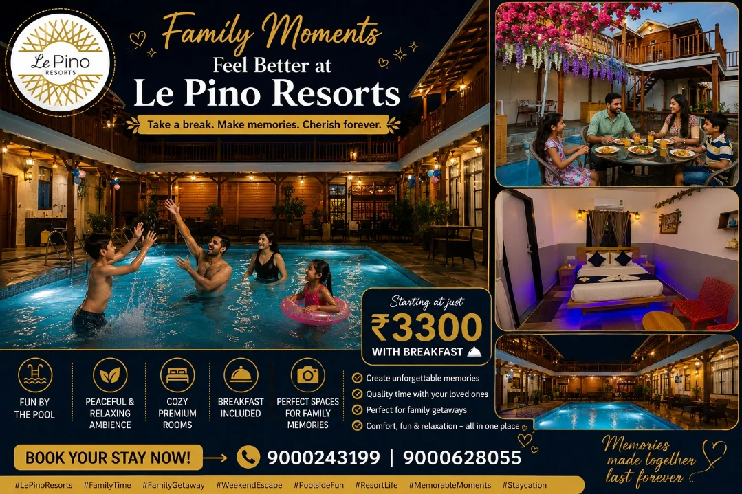 lepino_resorts.adibatla Facebook ad: Family moments feel even more special at Le…