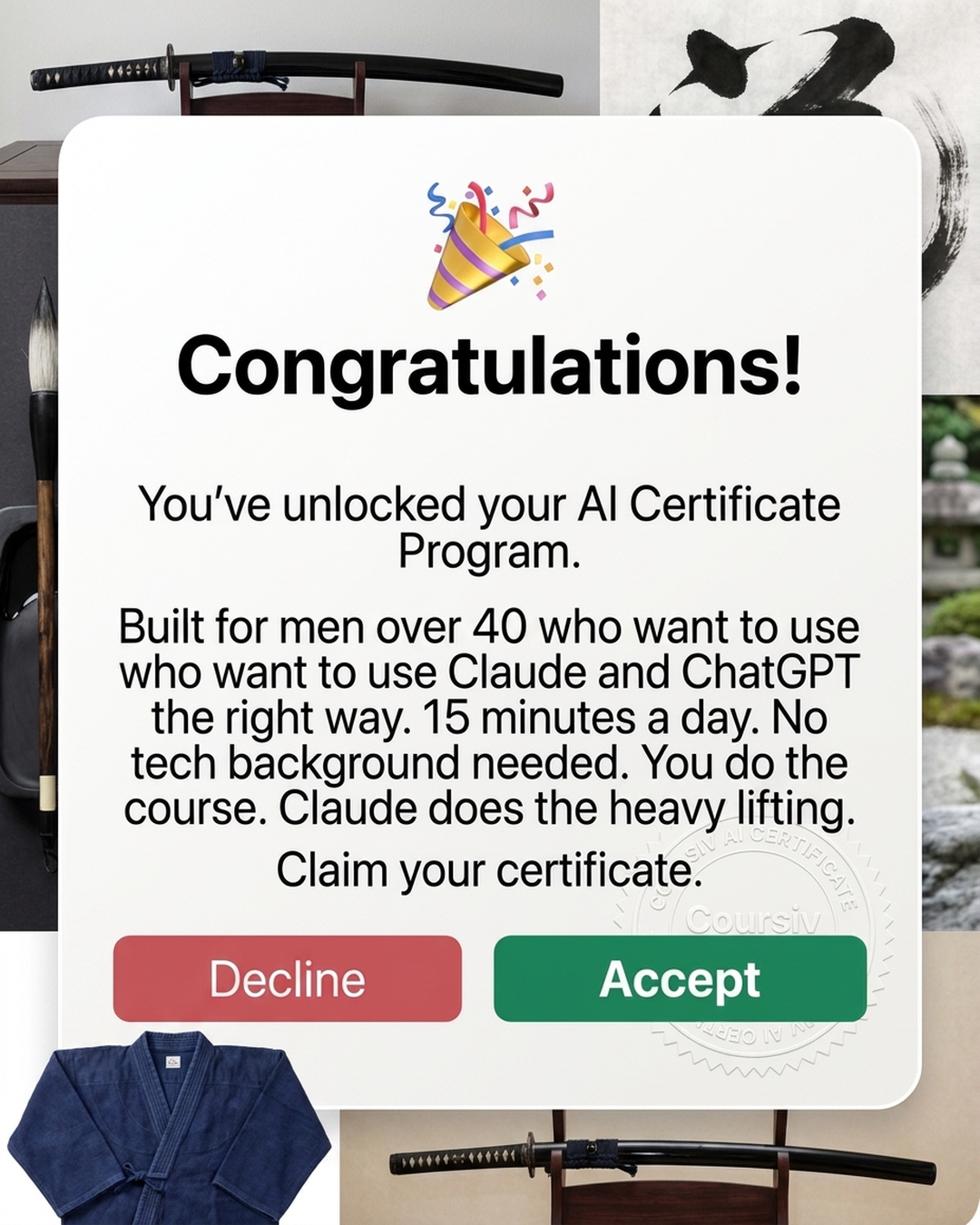 AI Simplified Facebook ad