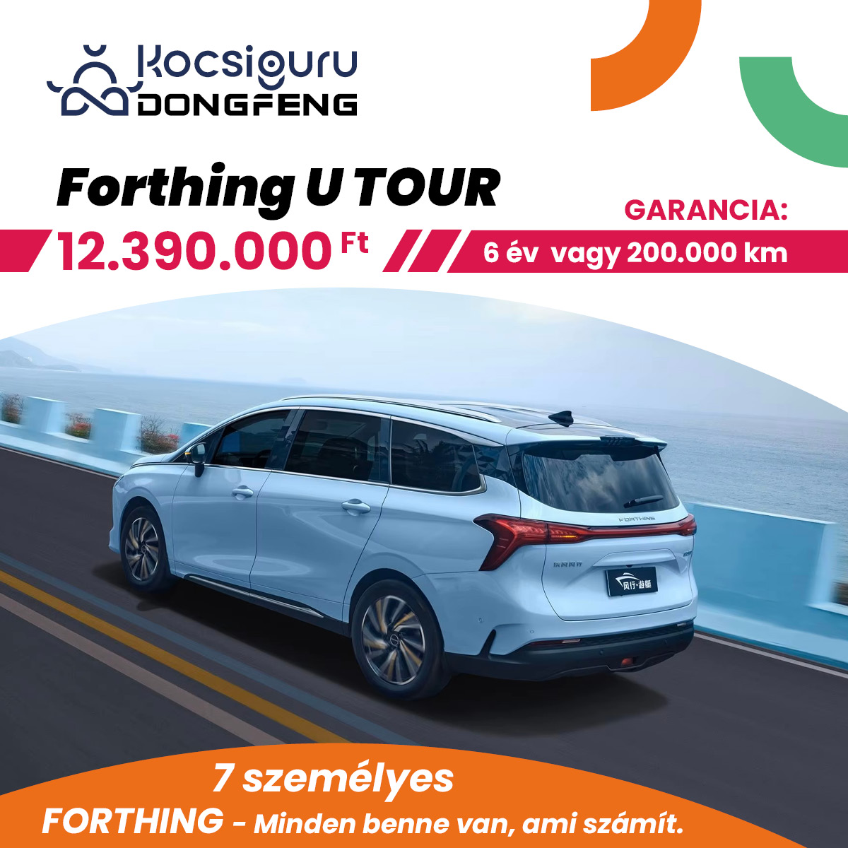 KocsiGuru Facebook ad: Foglalj időpontot tesztvezezetésre
