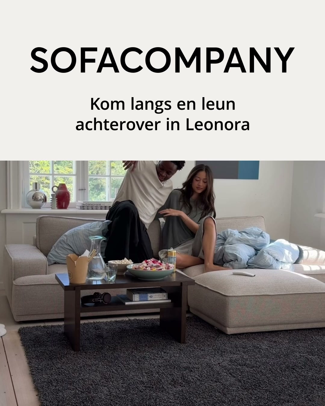 Sofacompany Facebook ad: Ontdek Leonora