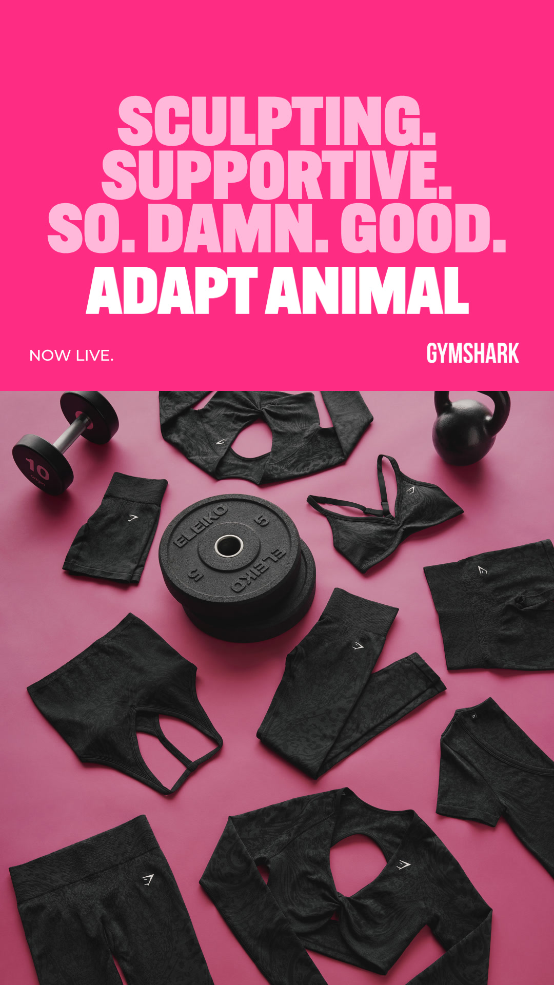 Gymshark Facebook ad