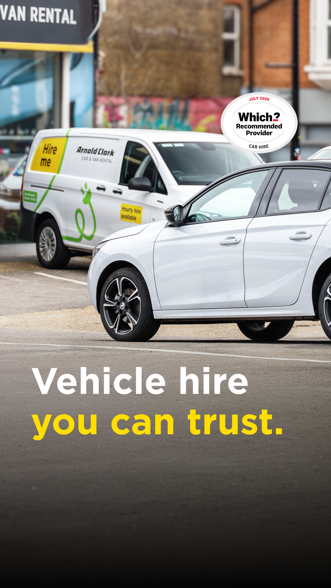 Arnold Clark Car & Van Rental Facebook ad
