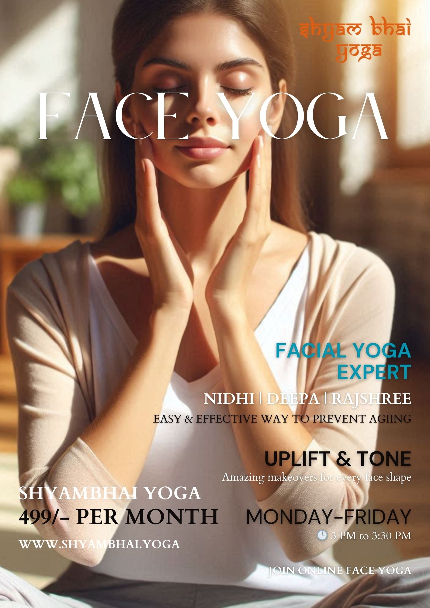 Shyam Bhai Online Yoga Classes via Video Call Facebook ad