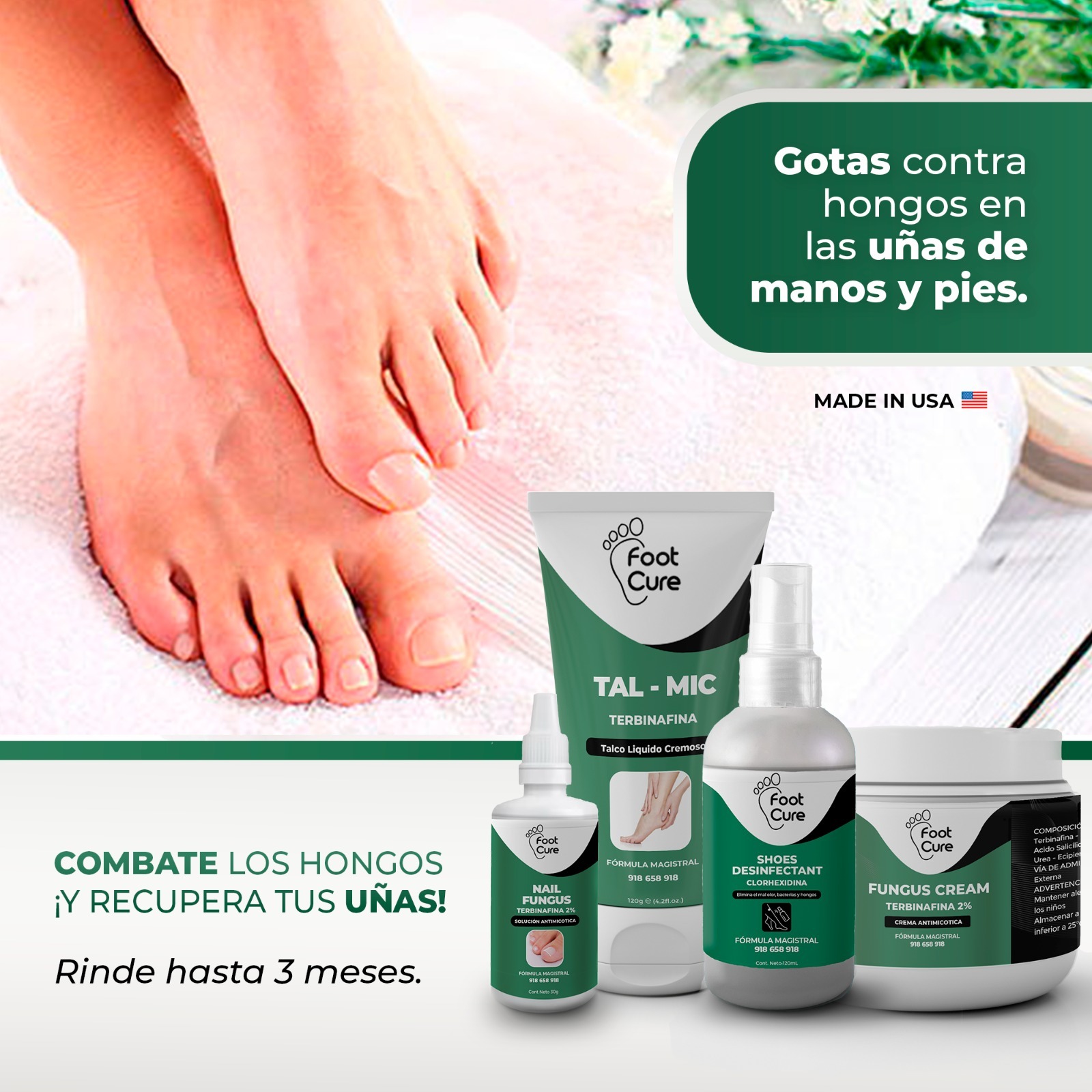 Nail Fungus Solution Perú Facebook ad: ¡ATENCIÓN RECUPERA TUS UÑAS!
