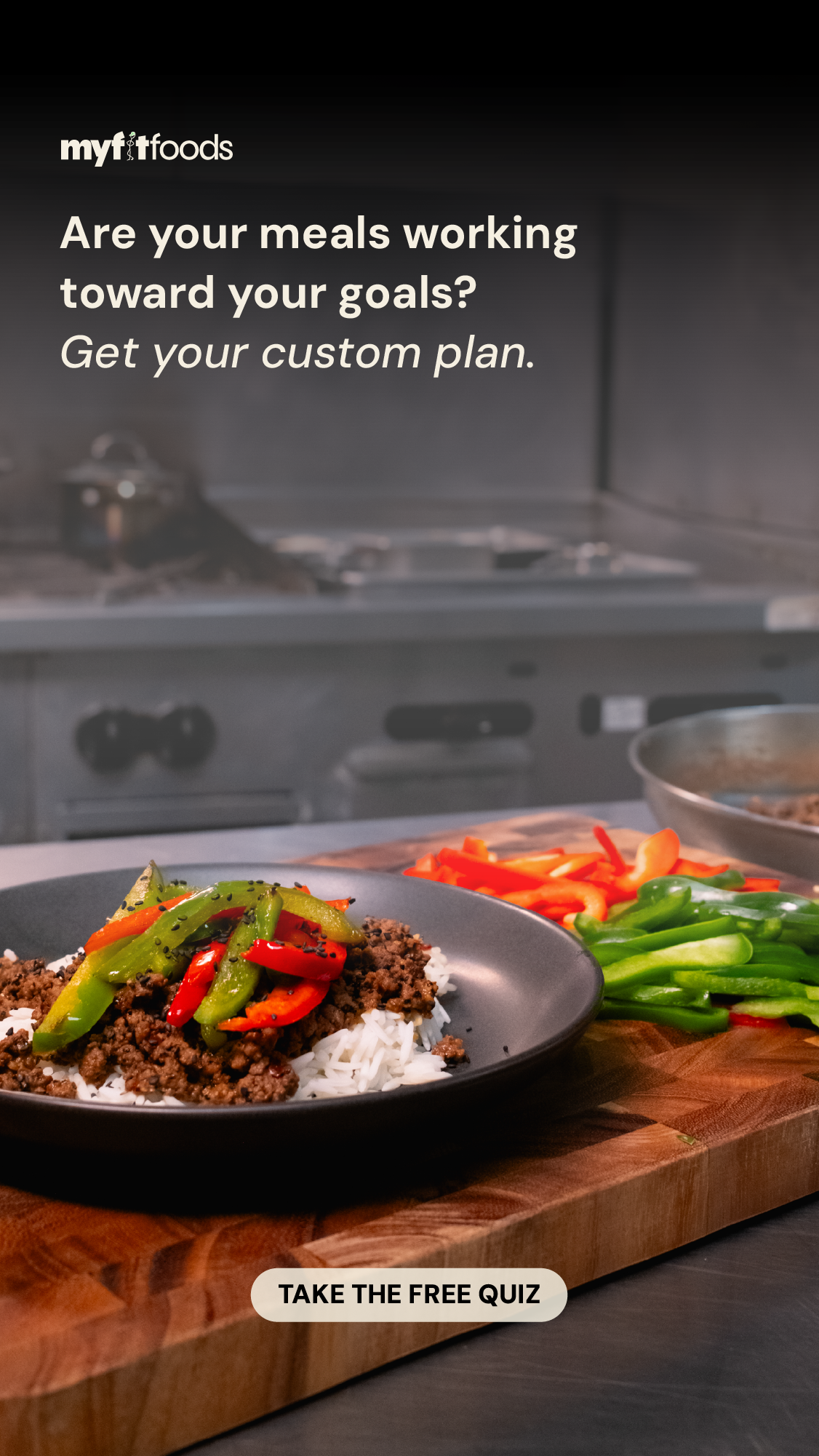 My Fit Foods - Meals That Work Facebook ad