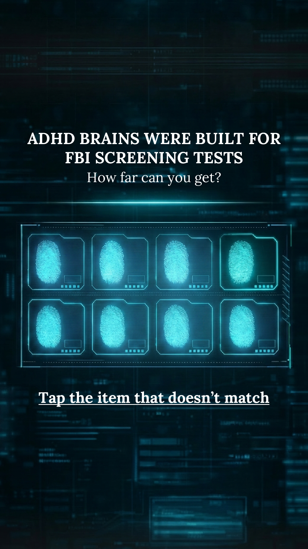 Brain Health Check Facebook ad